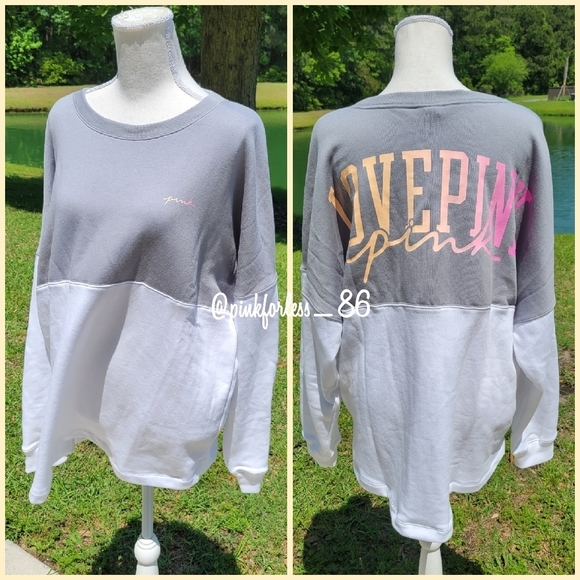 PINK Victoria's Secret Tops - VS PINK VARSITY CREW